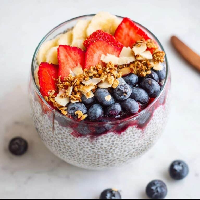 Chia Seed Pudding with Coconut Milk and Berries Recipe