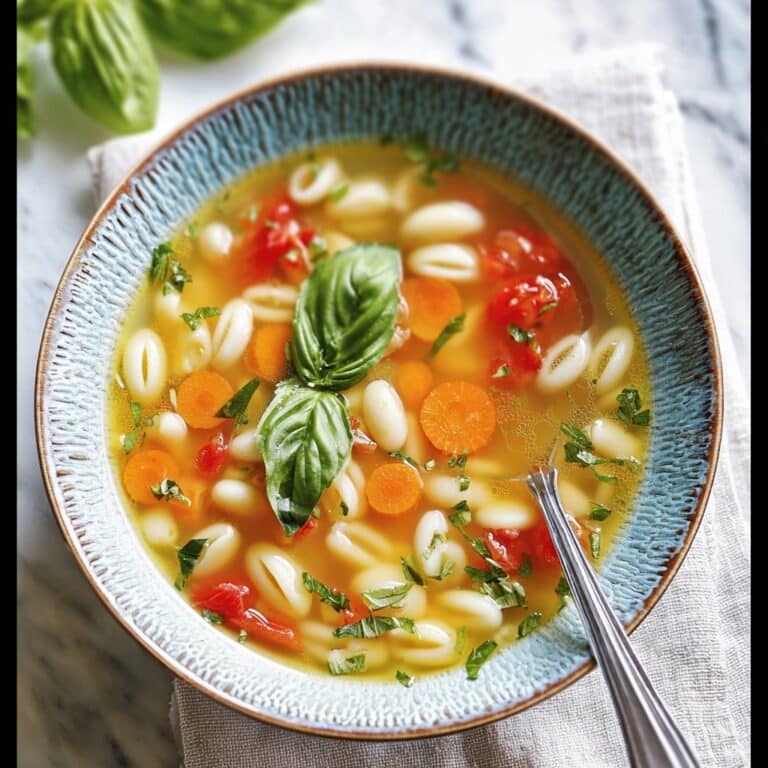 Summery Orzo Soup Recipe