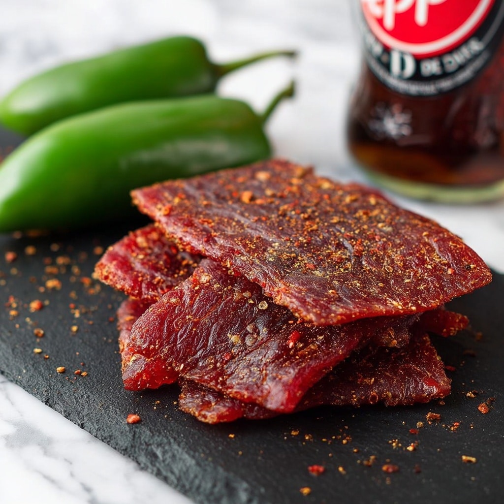 Dr. Pepper Jalapeno Beef Jerky Recipe