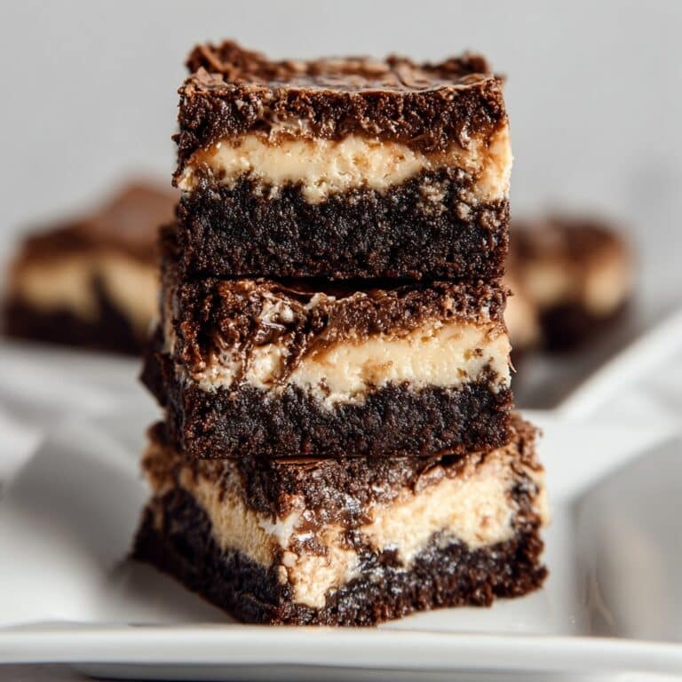 Caramel Cheesecake Nutella Brownies Recipe