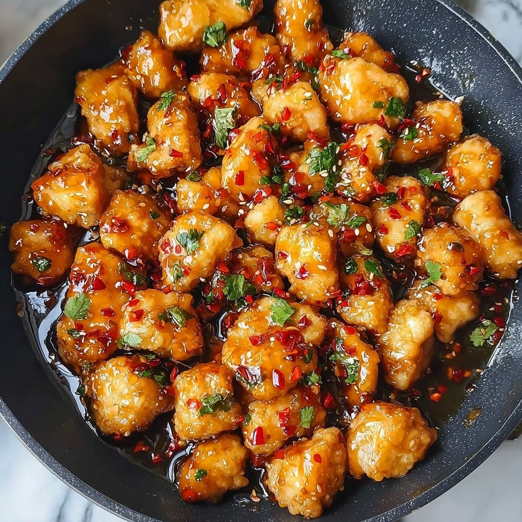 Honey Garlic Chicken Bites Recipe