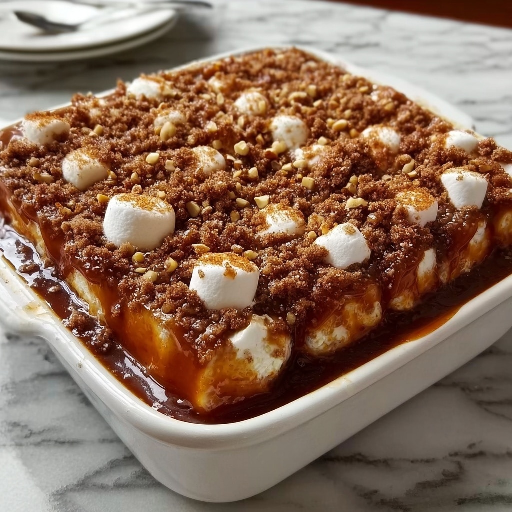 Caramel Apple Cinnamon Roll Dump Cake Recipe