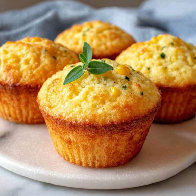 Crispy Cheddar Corn Potato Muffins Recipe
