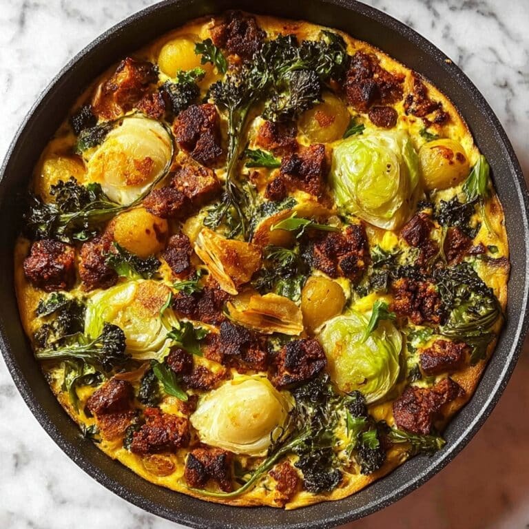 Baked Gnocchi with Sprouts and Leeks Recipe