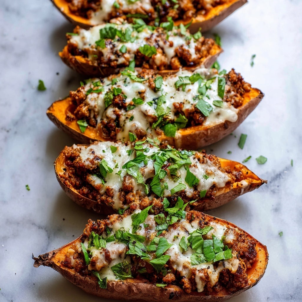 Turkey Taco Stuffed Sweet Potatoes Recipe