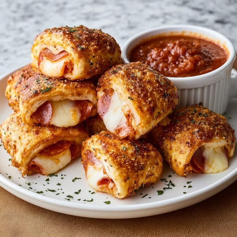 Cheesy Pepperoni Pizza Roll Ups Recipe
