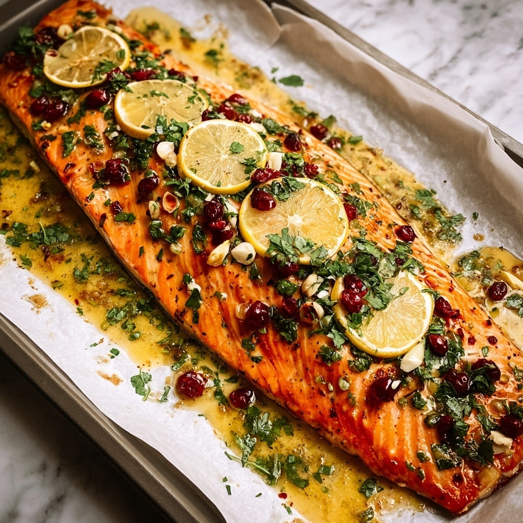 Christmas Baked Salmon Recipe - Recipe Image