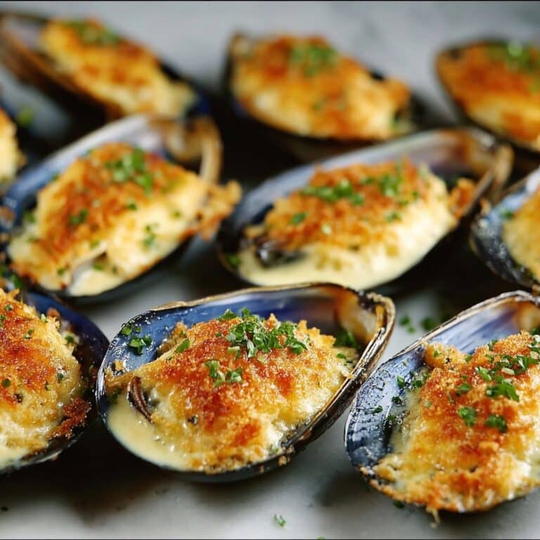 Stuffed Baked Mussels (Baked Tahong) Recipe