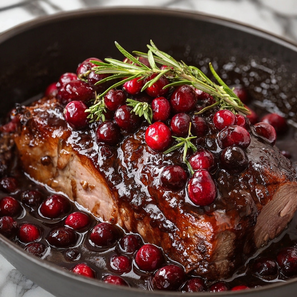 Cranberry Balsamic Roast Beef Recipe - Recipe Image