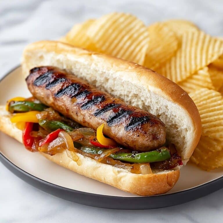 Sausage, Peppers, and Onions Sandwich Recipe