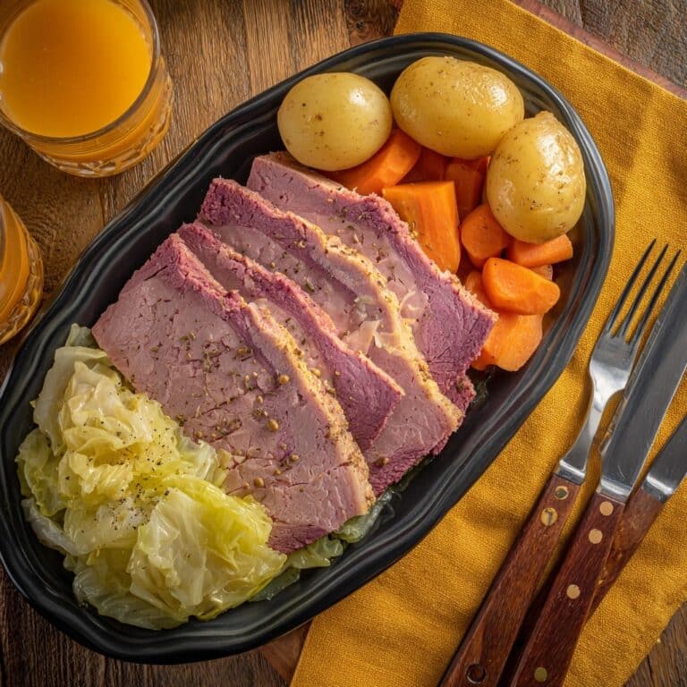 Slow Cooker Corned Beef and Cabbage Recipe