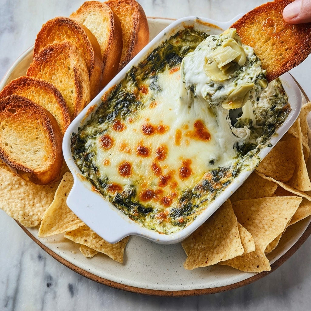 Hot Spinach Artichoke Dip Recipe