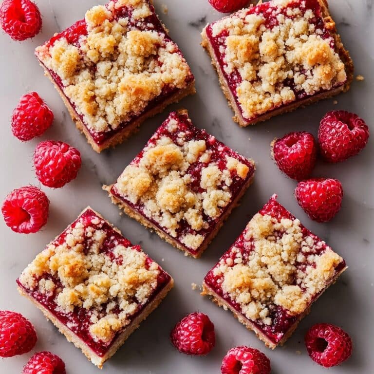 Raspberry Streusel Shortbread Bars Recipe