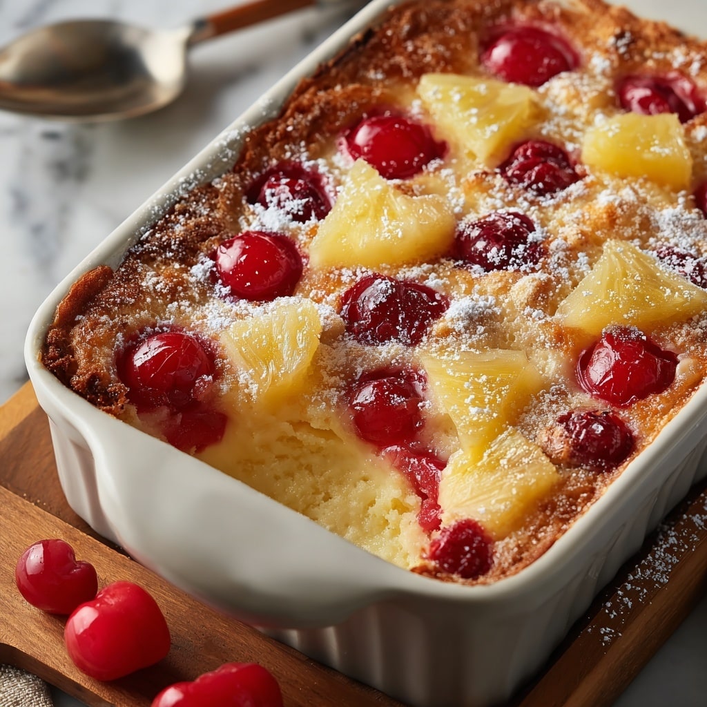 Cherry Pineapple Dump Cake Recipe - Recipe Image