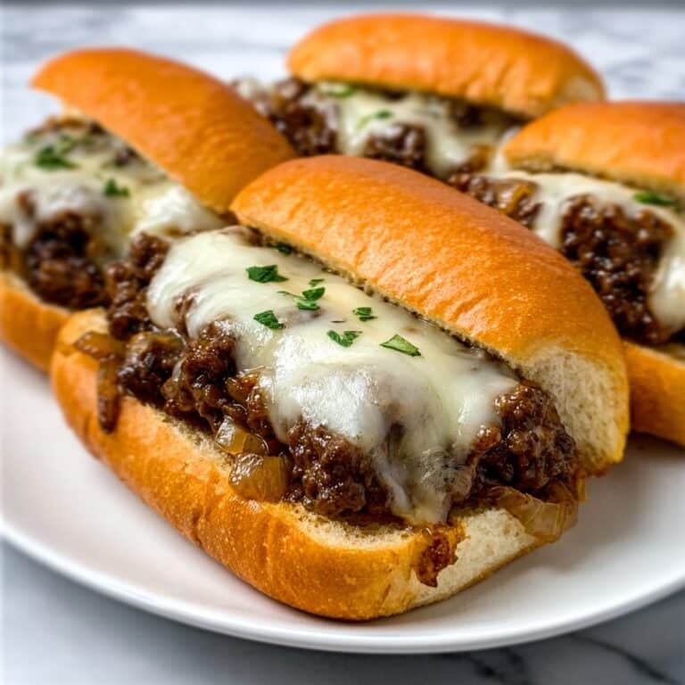 Cheesy French Onion Meatball Subs Recipe