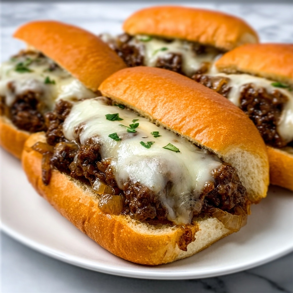 Cheesy French Onion Meatball Subs Recipe