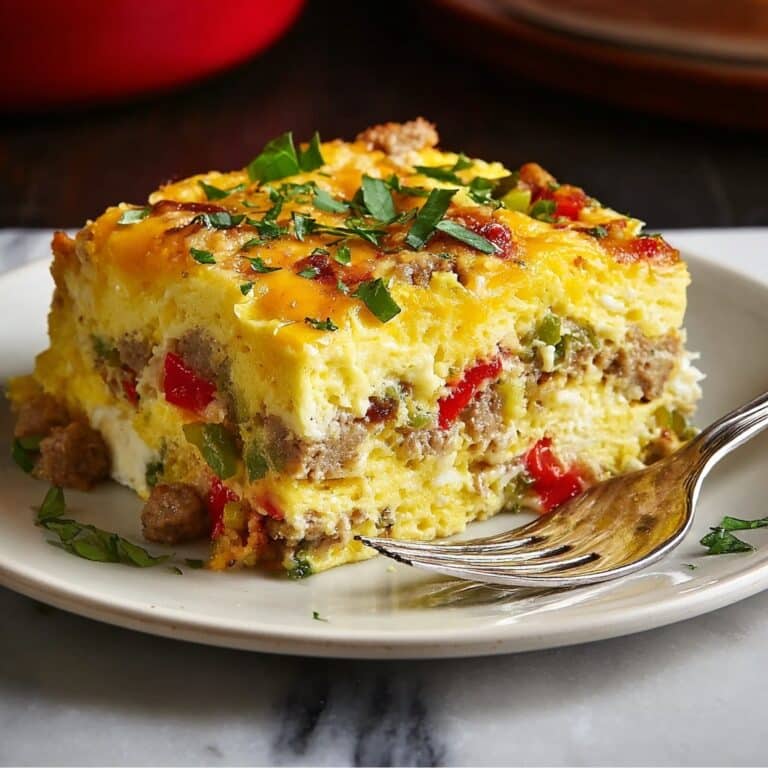 Overnight Slow Cooker Breakfast Casserole Recipe