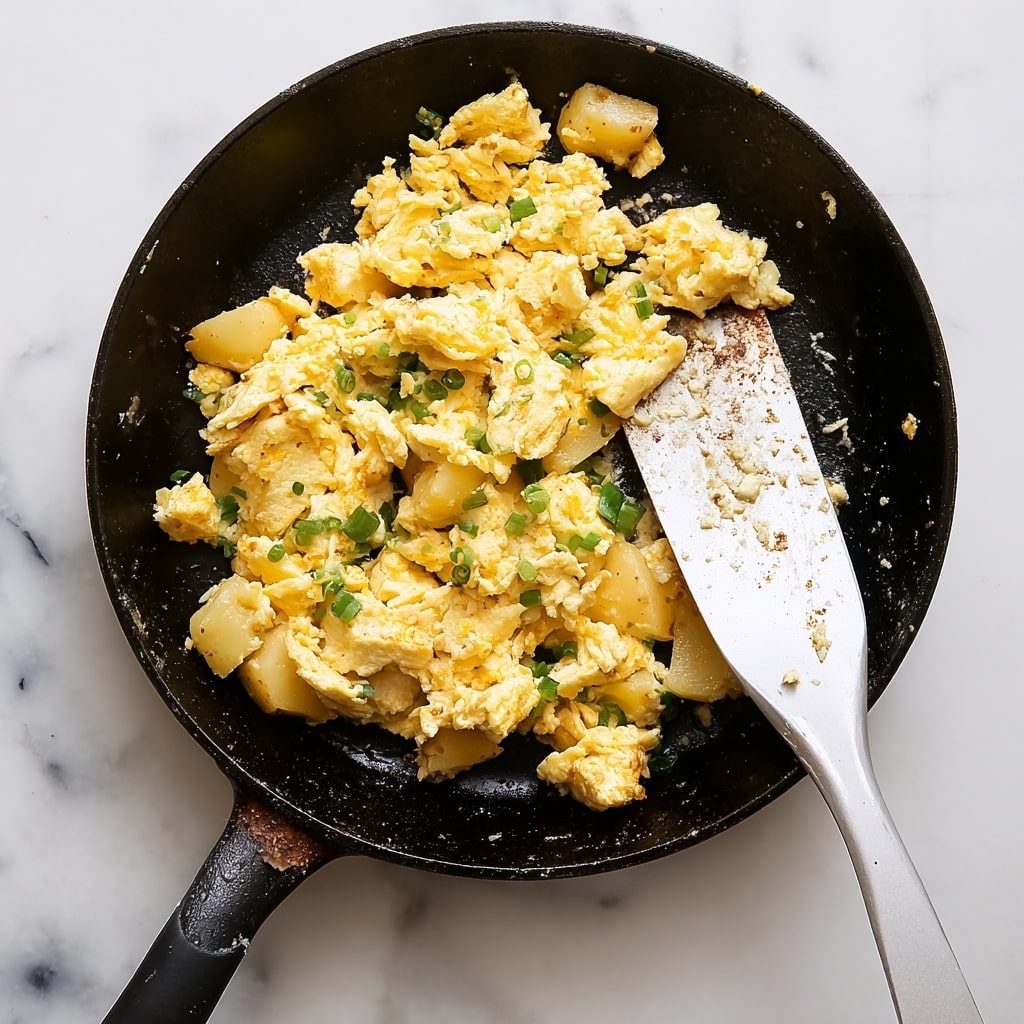 Potato Egg Scramble Recipe