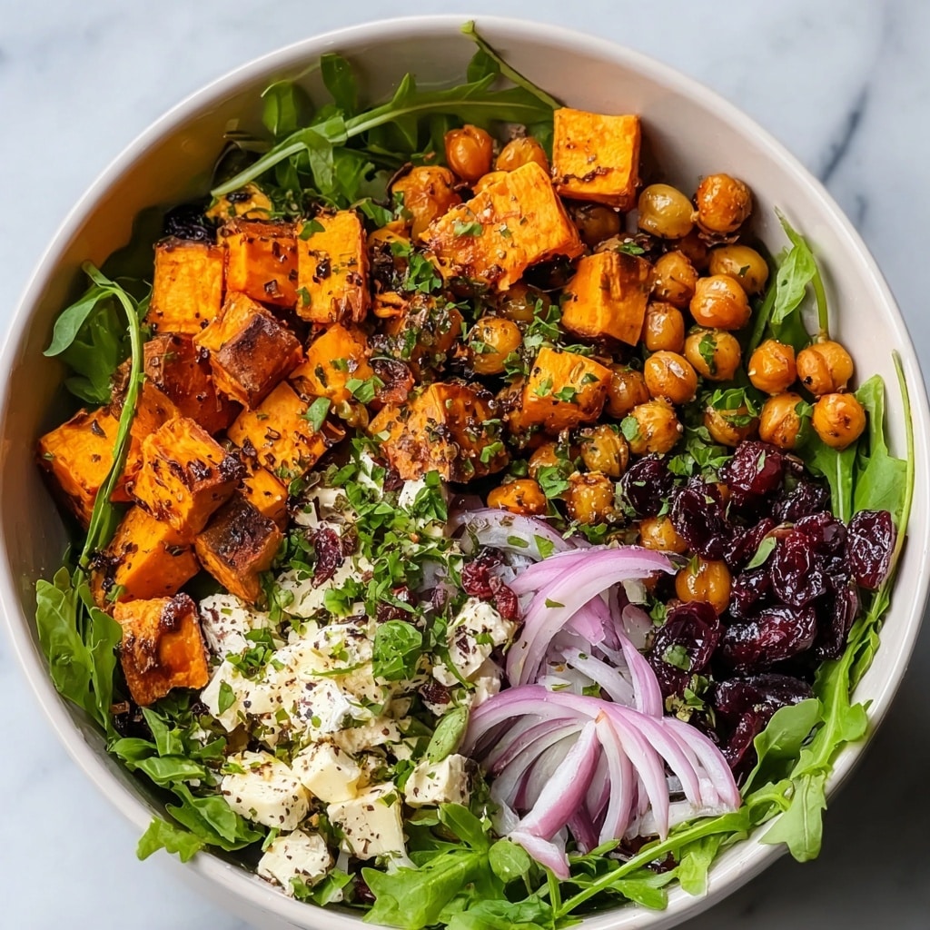 Sweet Potato and Chickpea Salad with Feta and Herbs Recipe - Recipe Image