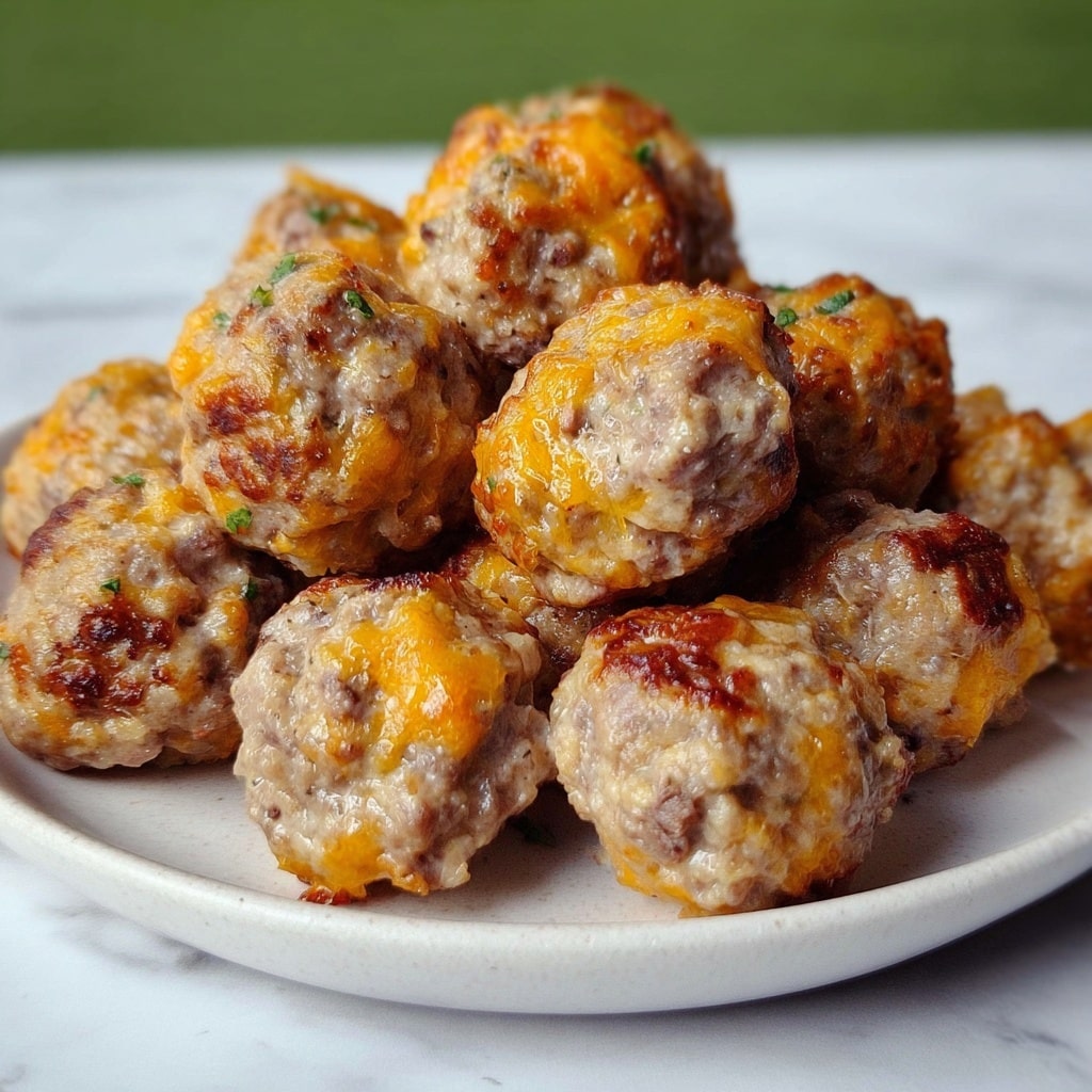 Cream Cheese Sausage Balls Recipe - Recipe Image