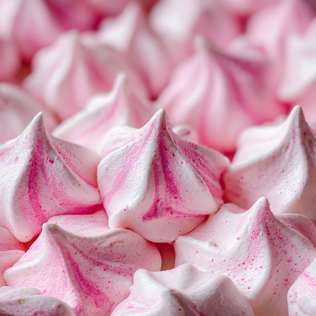 Vegan Meringue Kisses with Beetroot Powder (Aquafaba Meringue) Recipe