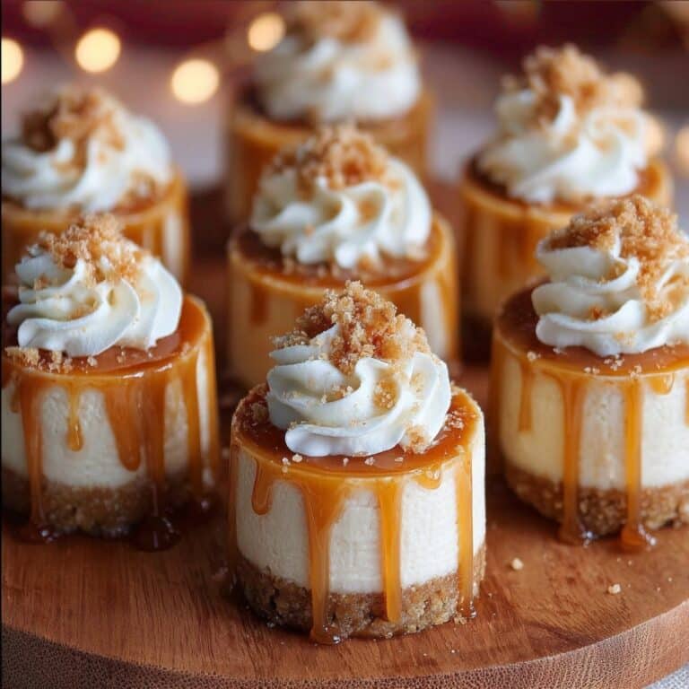 Mini Dulce de Leche Cheesecakes Recipe