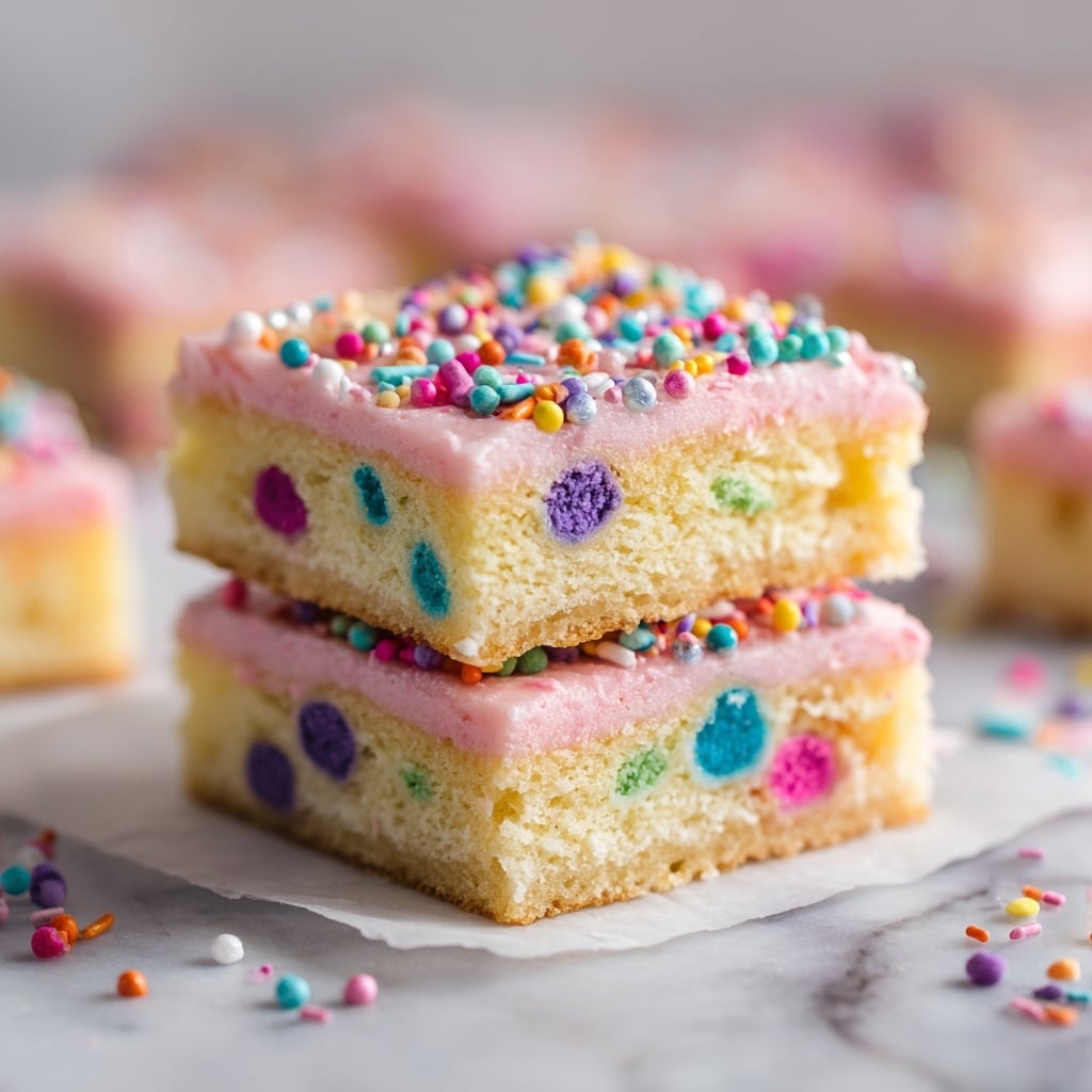 Easy Frosted Sugar Cookie Bars Recipe - Recipe Image