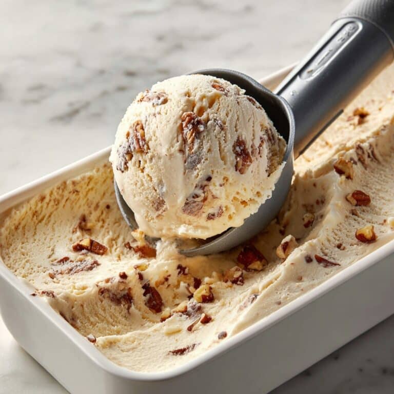 Homemade Butter Pecan Ice Cream Recipe