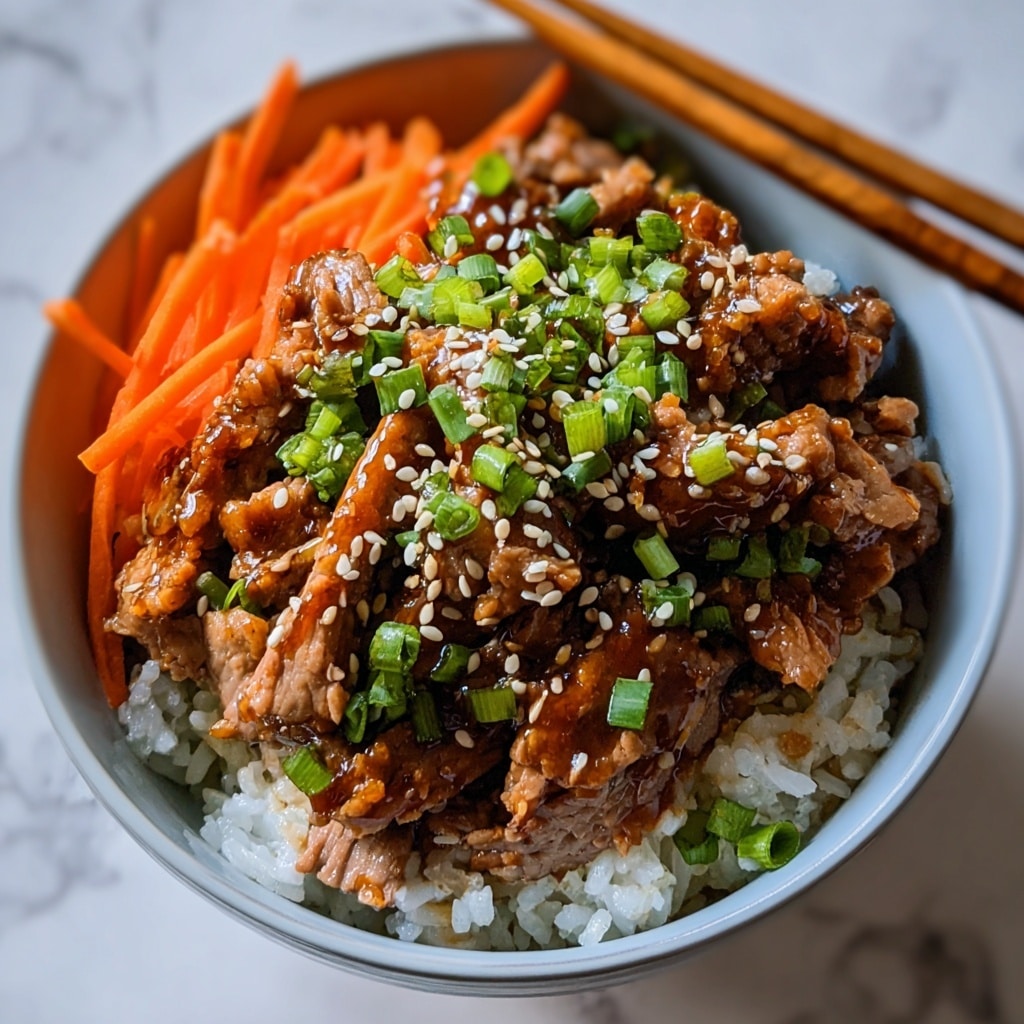 Healthy Ground Turkey Teriyaki Rice Bowl Recipe