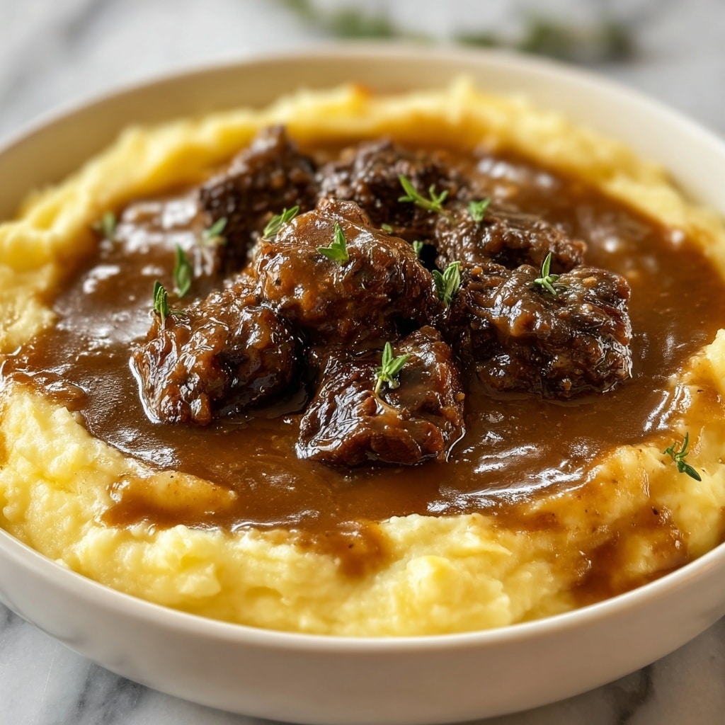 Beef Gravy Potatoes Recipe - Recipe Image