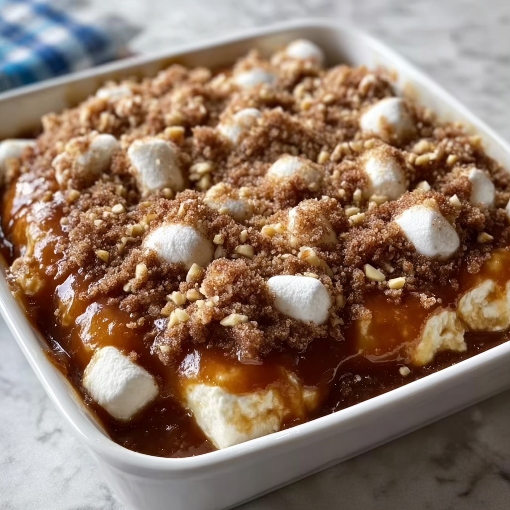 Caramel Apple Cinnamon Roll Dump Cake Recipe - Recipe Image