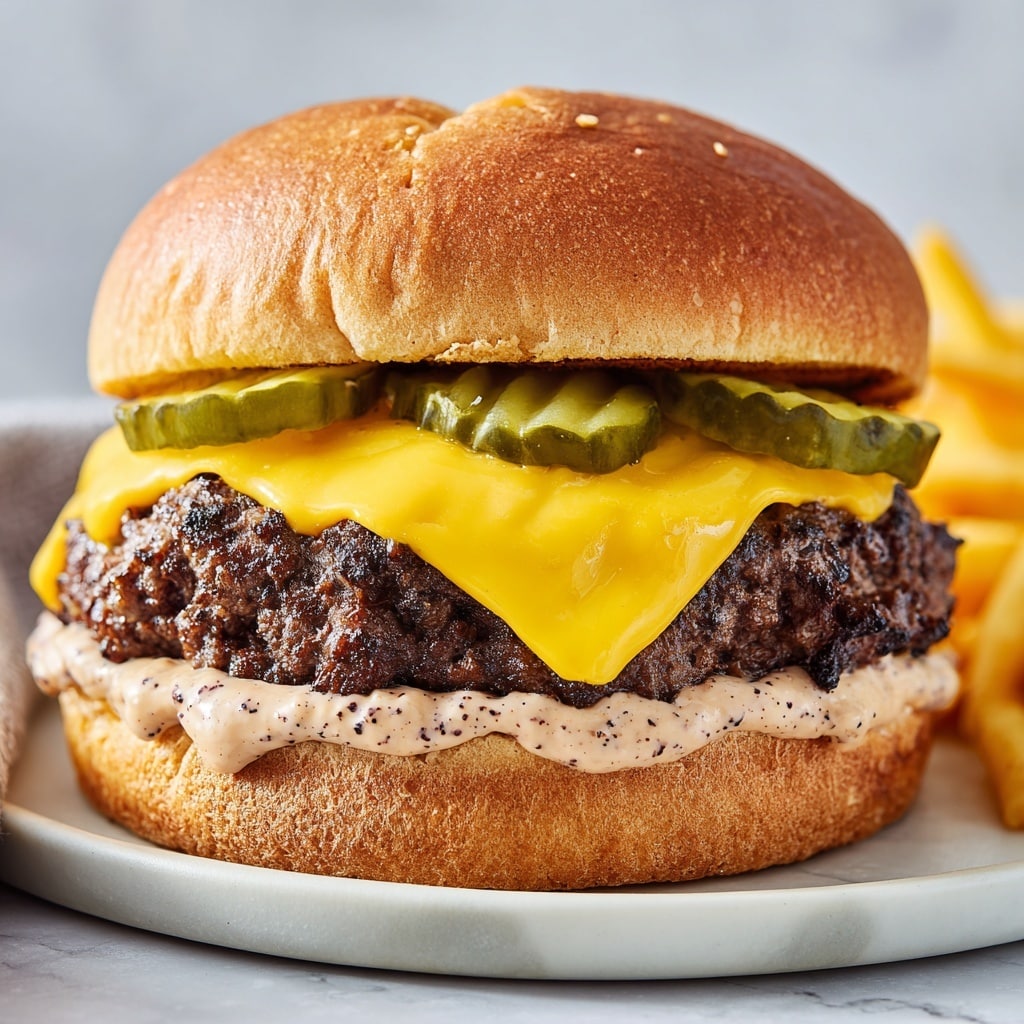 Air Fryer Sliders with Melted American Cheese and Creamy Sauce Recipe