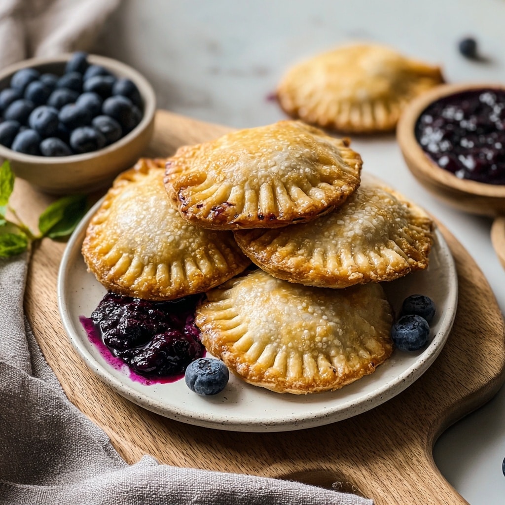 Irresistible Air Fryer Blueberry Hand Pies Recipe - Recipe Image