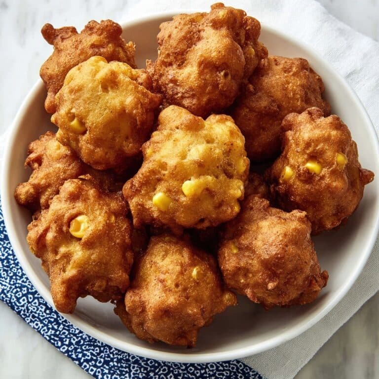 Crispy and Golden Corn Fritters Recipe