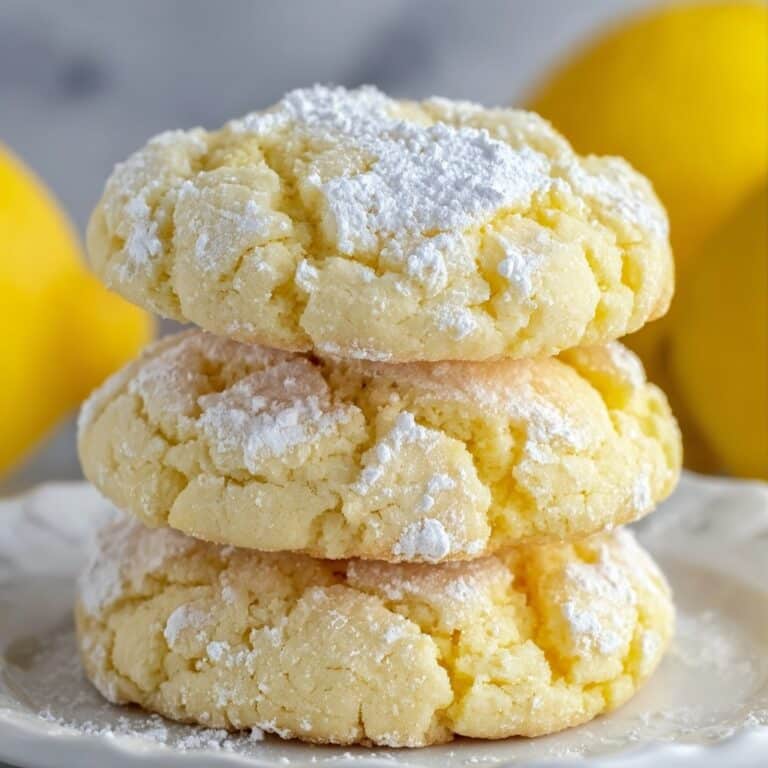 Lemon Gooey Butter Cookies Recipe