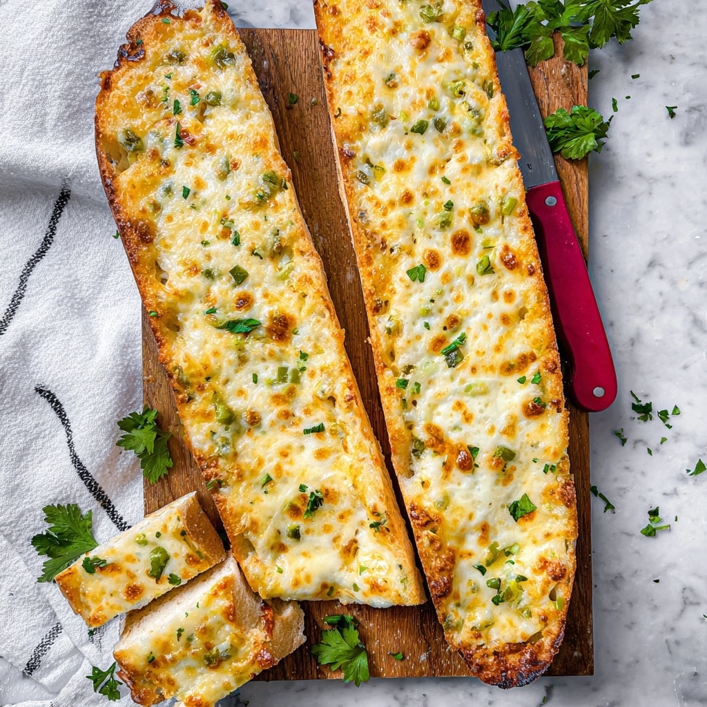 Cheesy Green Chili Bread Recipe - Recipe Image