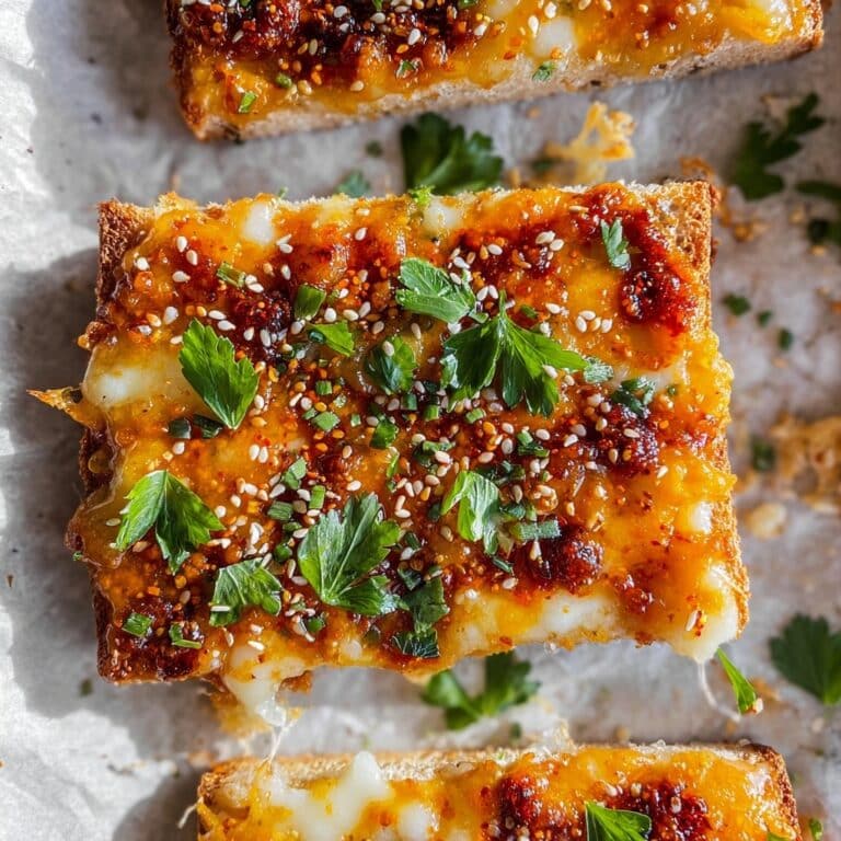 Chili Crunch Garlic Bread Recipe