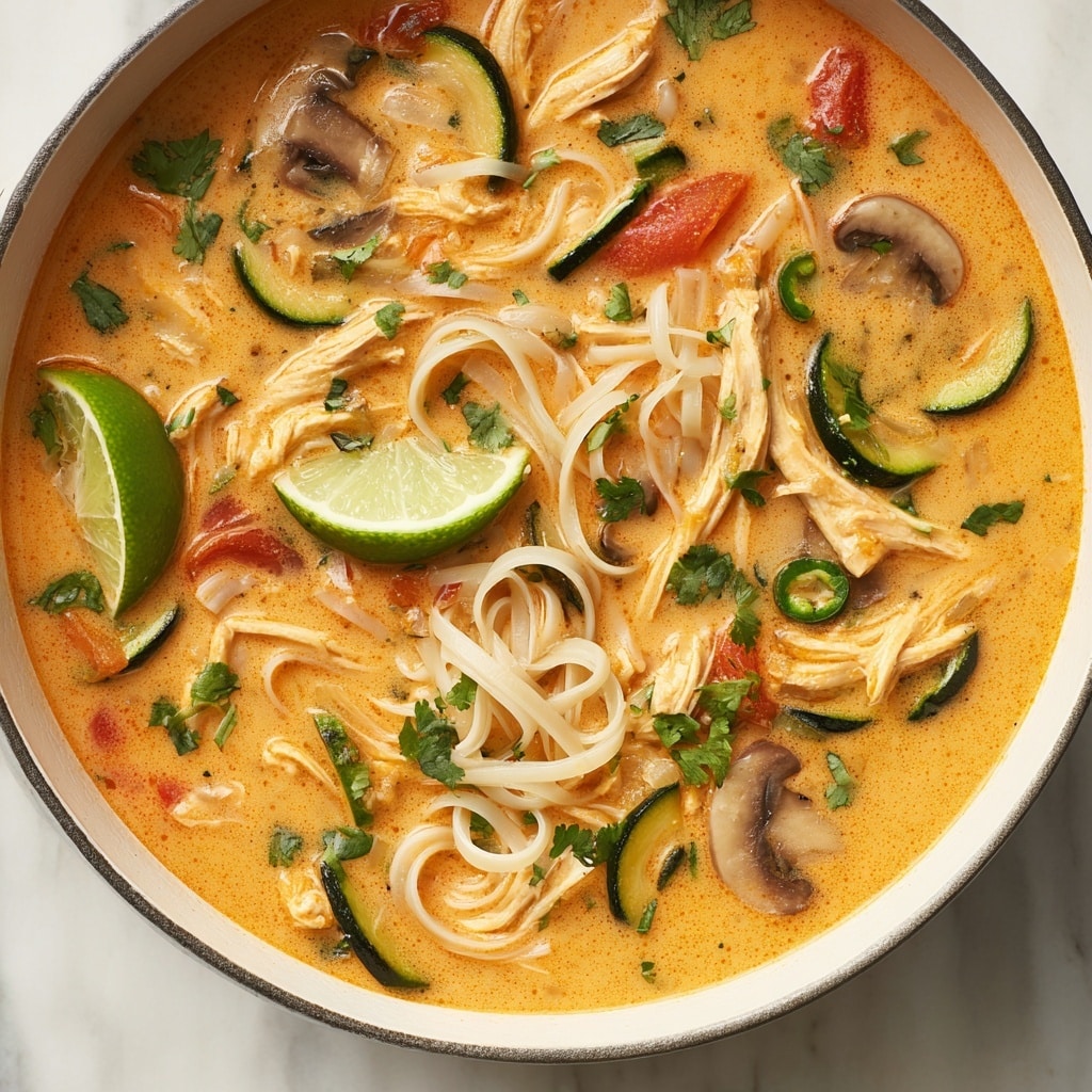 Easy Thai Chicken Curry Soup Recipe