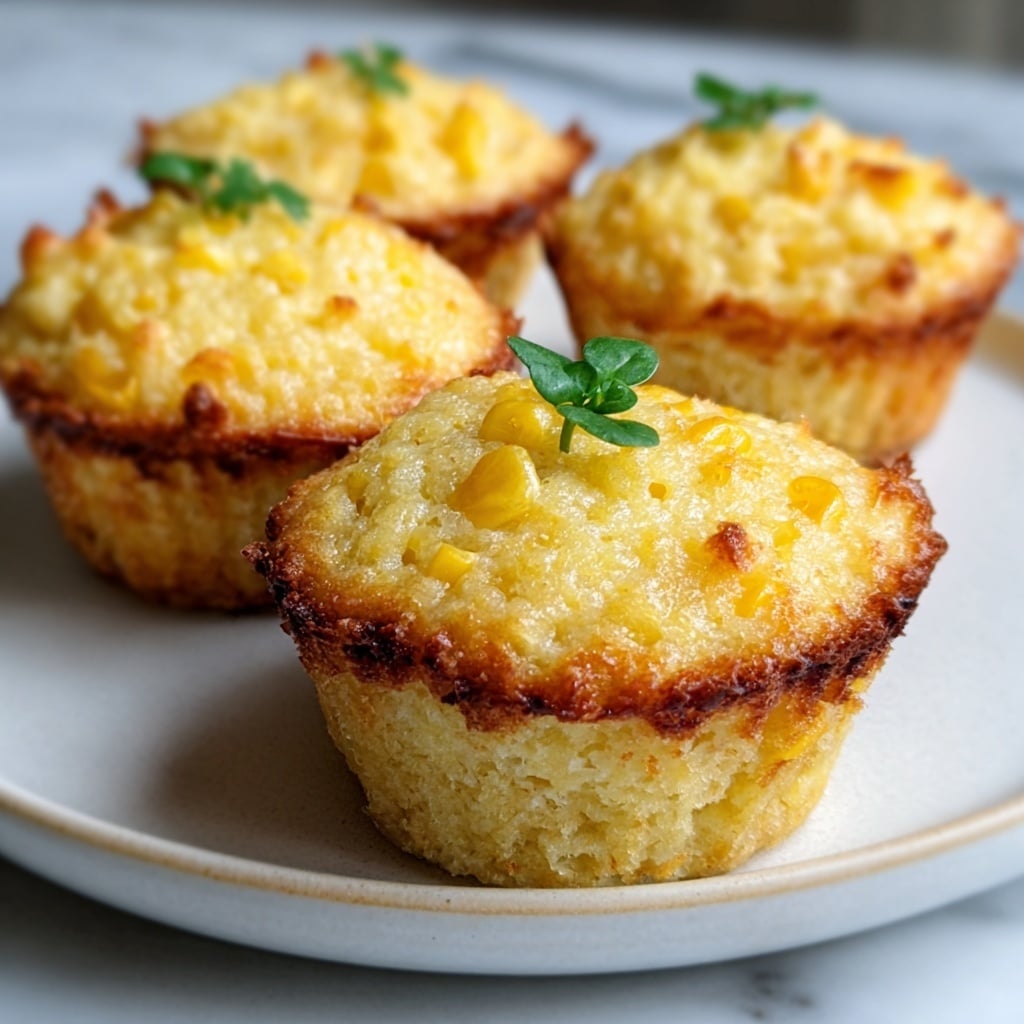Crispy Cheddar Corn Potato Muffins Recipe - Recipe Image