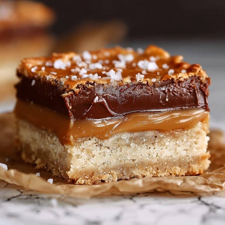 Nutella Stuffed Salted Caramel Blondies Recipe