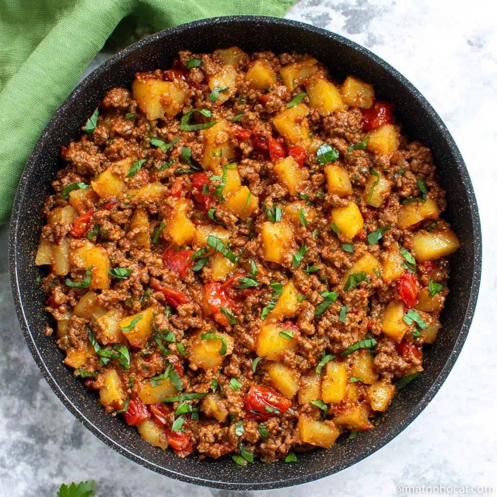 Picadillo Con Papas Recipe