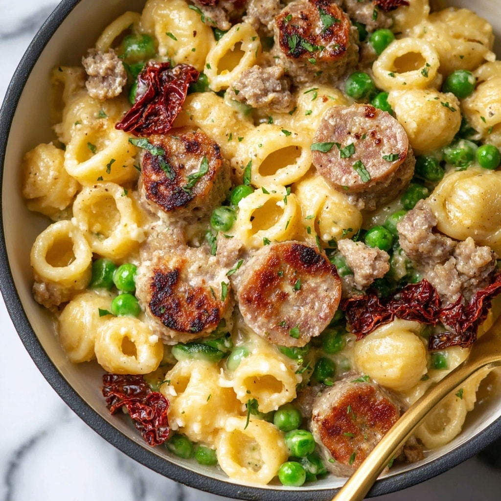 Sausage and Pea Pasta Recipe