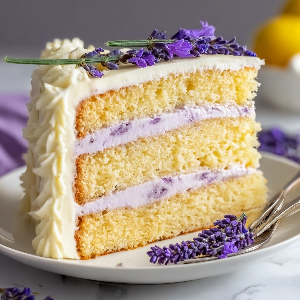 Lemon Lavender Cake Recipe - Recipe Image