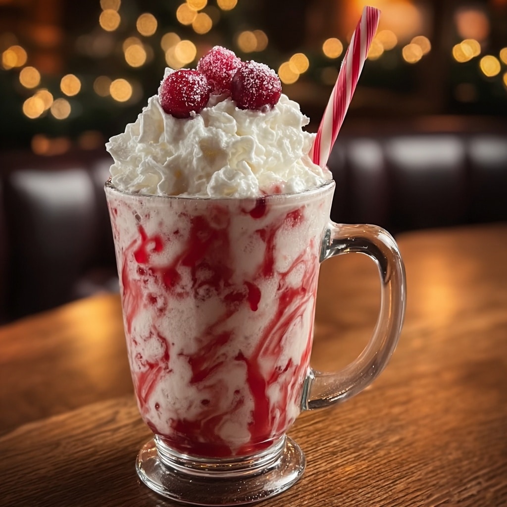 Candy Cane Christmas Punch Recipe