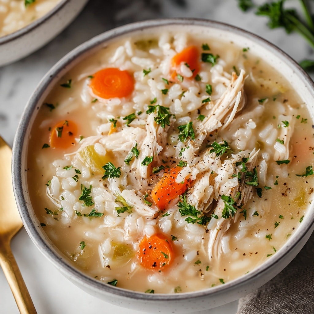 Creamy Chicken and Rice Soup Recipe