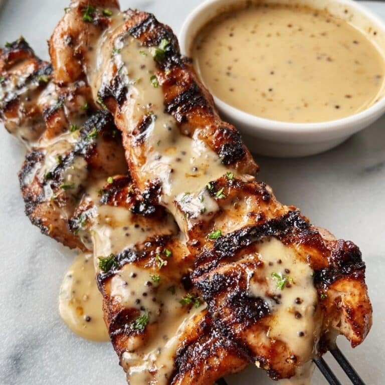 Cajun Grilled Chicken with Alabama White Sauce Recipe