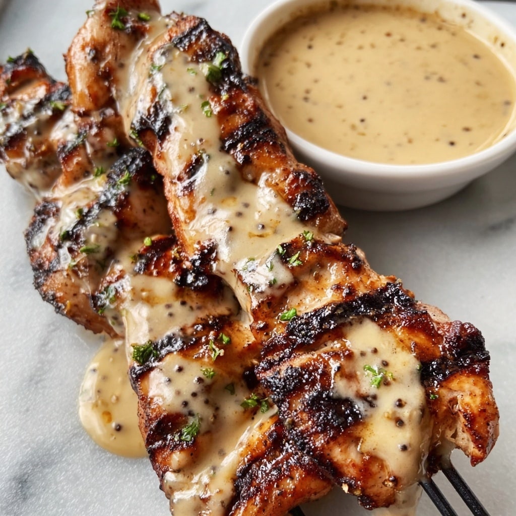 Cajun Grilled Chicken with Alabama White Sauce Recipe