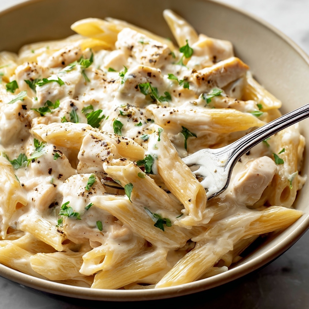 Slow Cooker Chicken Alfredo Recipe - Recipe Image