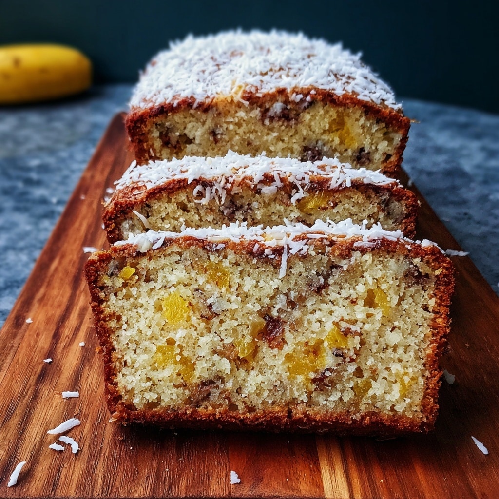 Coconut Pineapple Banana Bread Recipe - Recipe Image