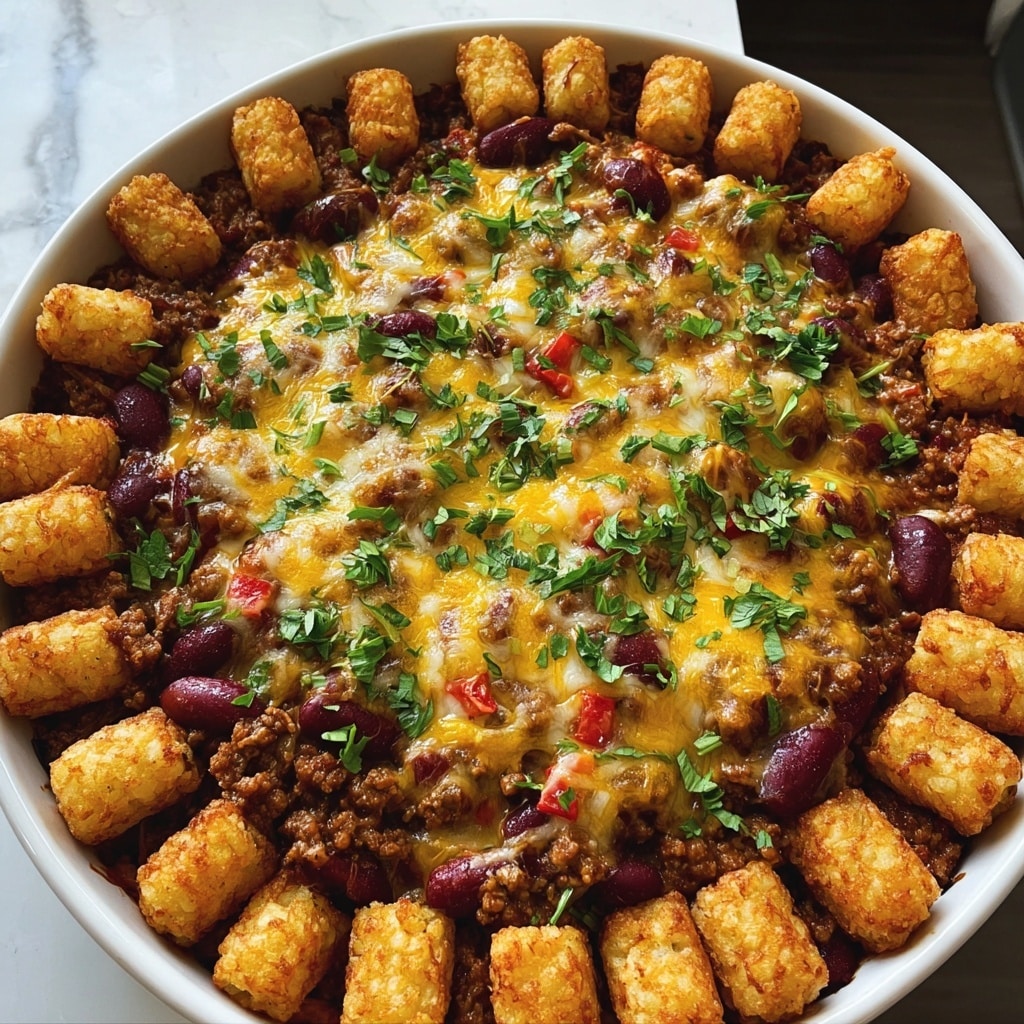 Chili Tot Bake Recipe - Recipe Image